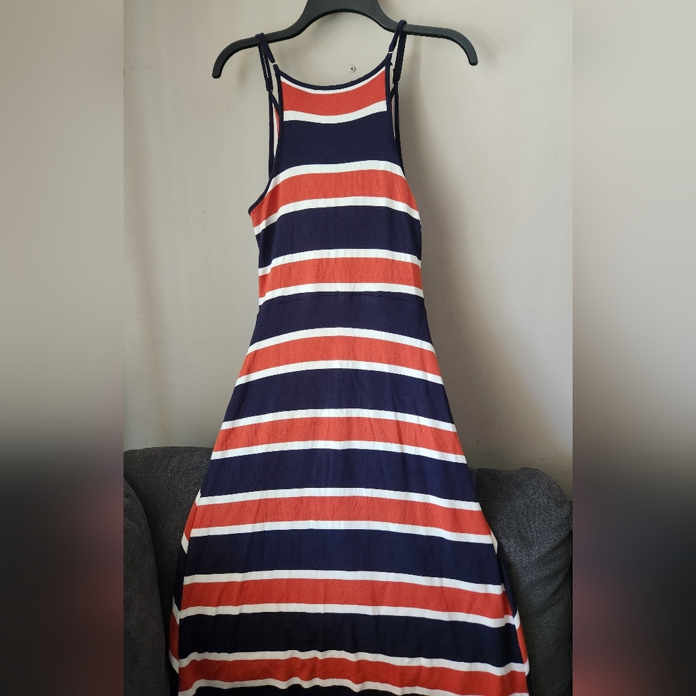 Market & Spruce Annora Faux Wrap Knit Dress Size L - Picture 2 of 10